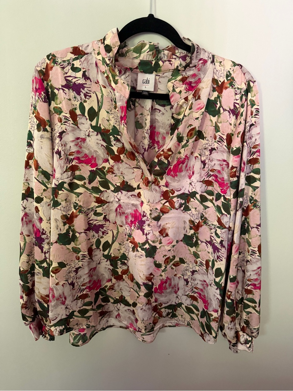 cabi Infatuate Blouse Limited Edition Size Large EUC - Picture 2 of 3